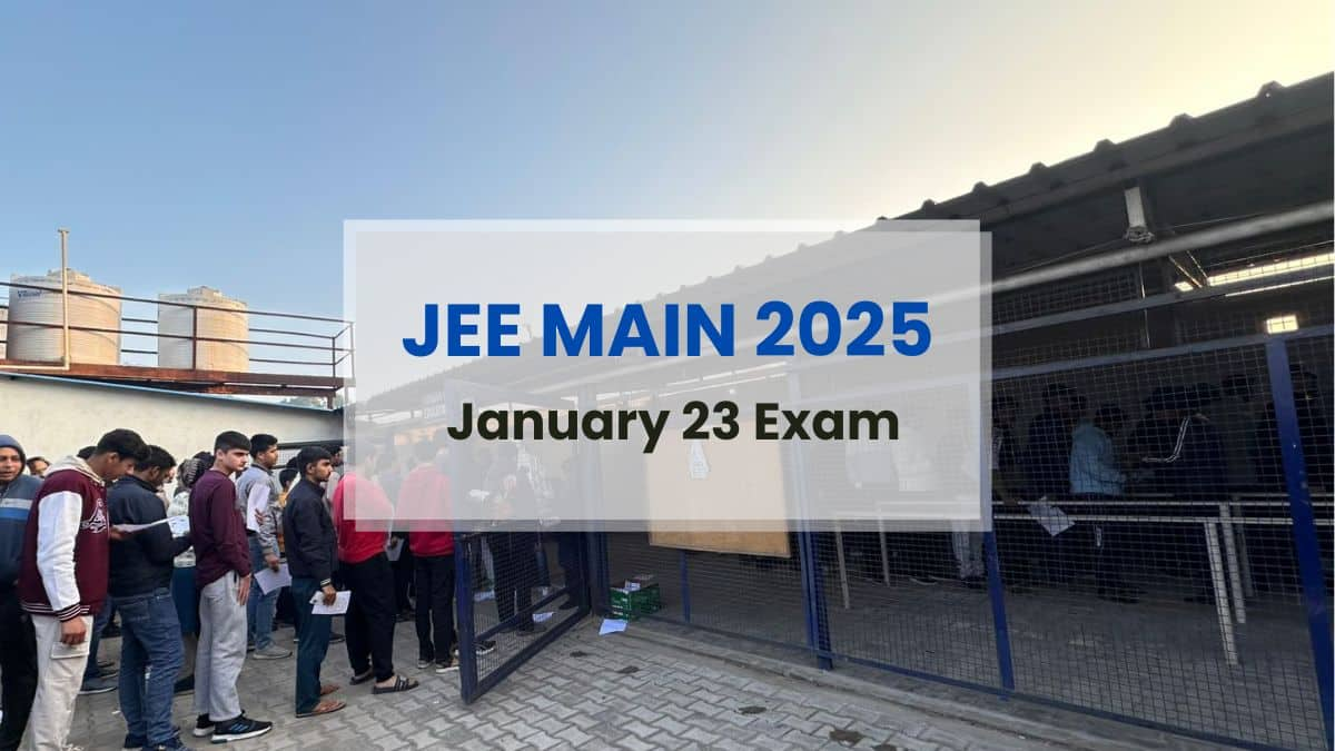 JEE Main 2025 day 2 exam today. (Image: Careers360)