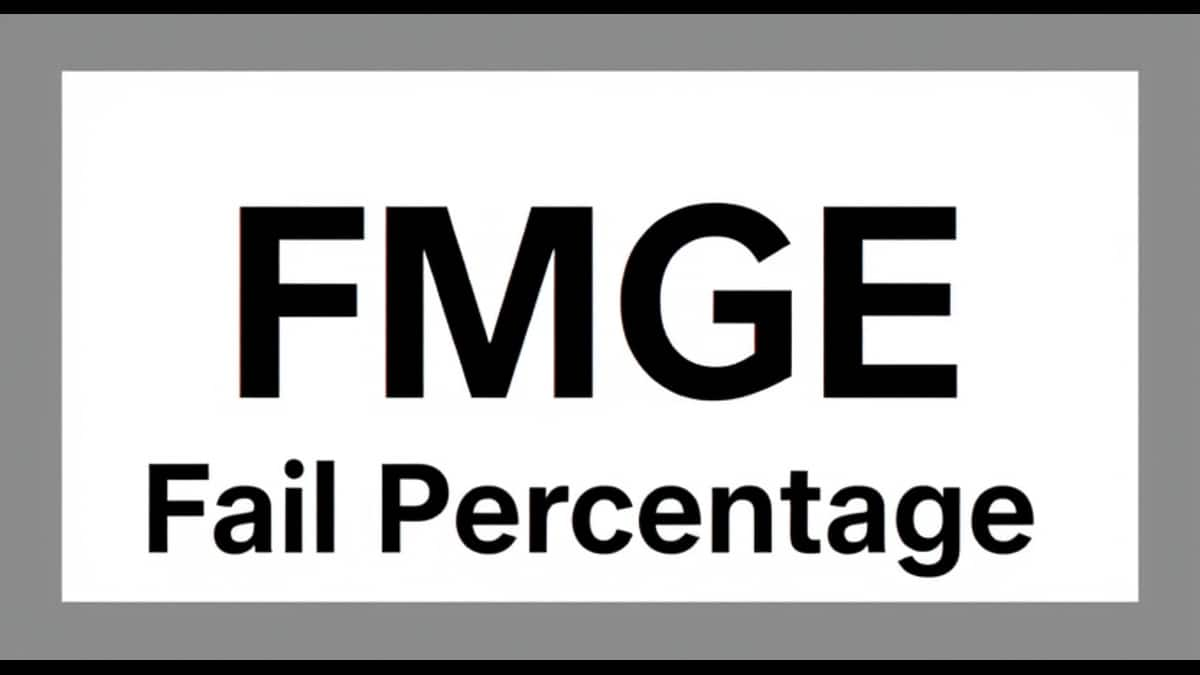 FMGE Fail Percentage 2024 December: 72% Fail FMGE December Exam