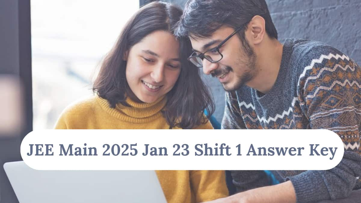 JEE Main 2025 Jan 23 Shift 1 Answer Key PDF Soon - Download Link