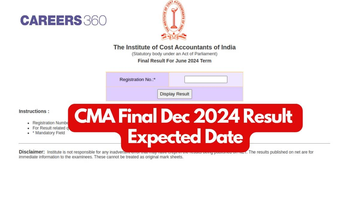 CMA Final Dec 2024 Result Date (Out): Know how to check scorecard