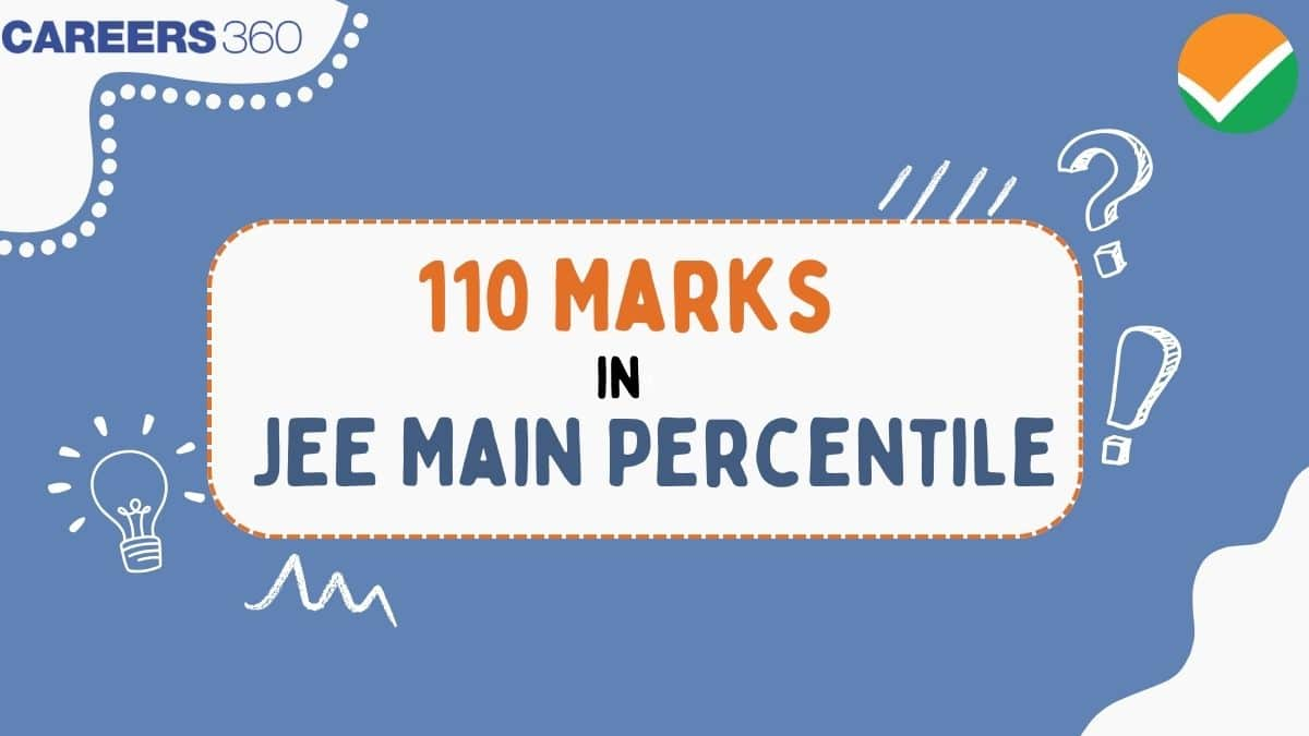 110 Marks in JEE Mains Percentile 2025 - Check Analysis