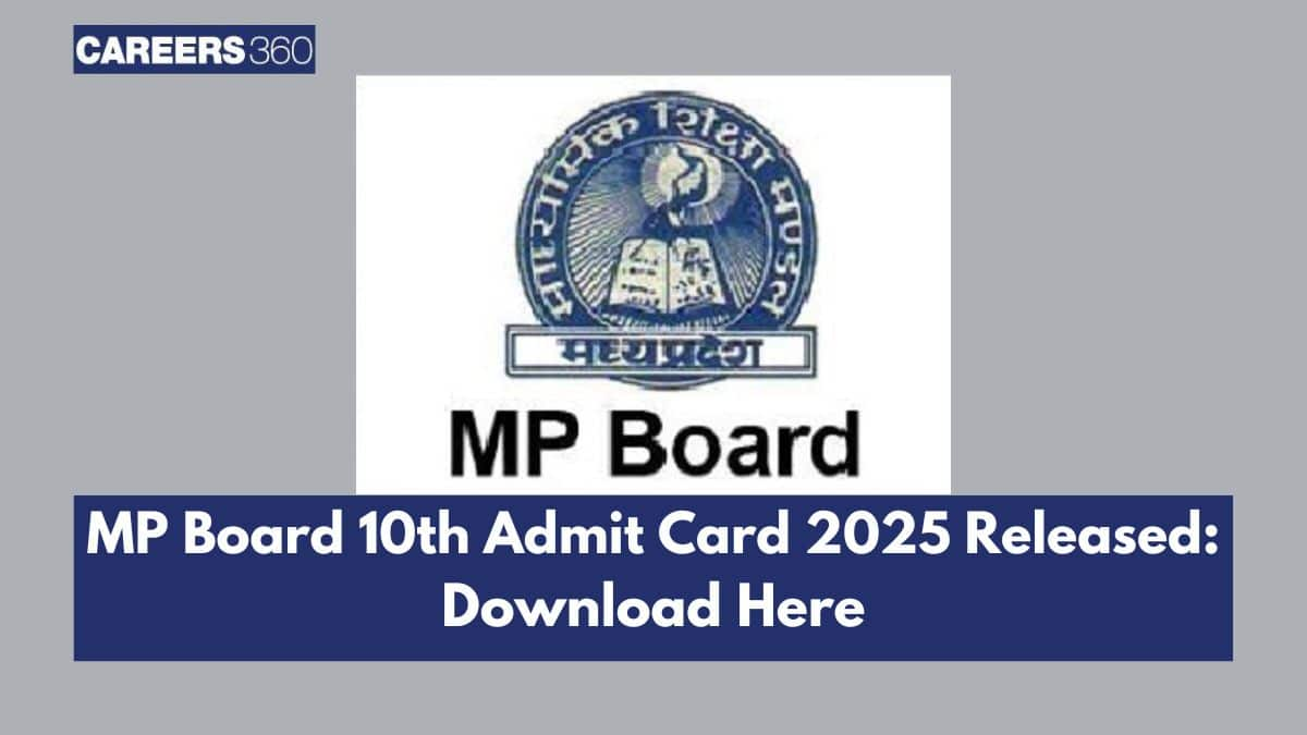 MP Board Admit Card 2025 Class 10 Out, Download MPBSE 10th Admit Card PDF