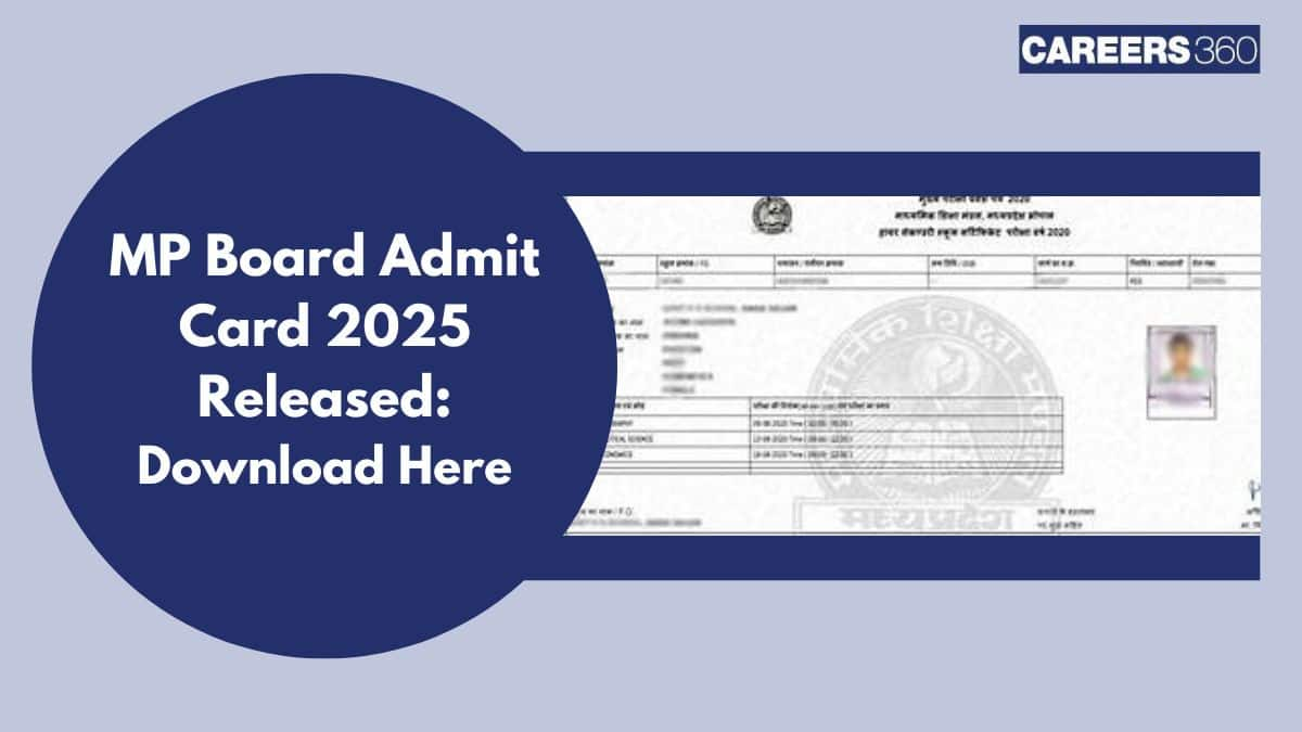 MP Board Admit Card 2025, Download 10th, 12th Hall Ticket @mpbse.mponline.gov.in