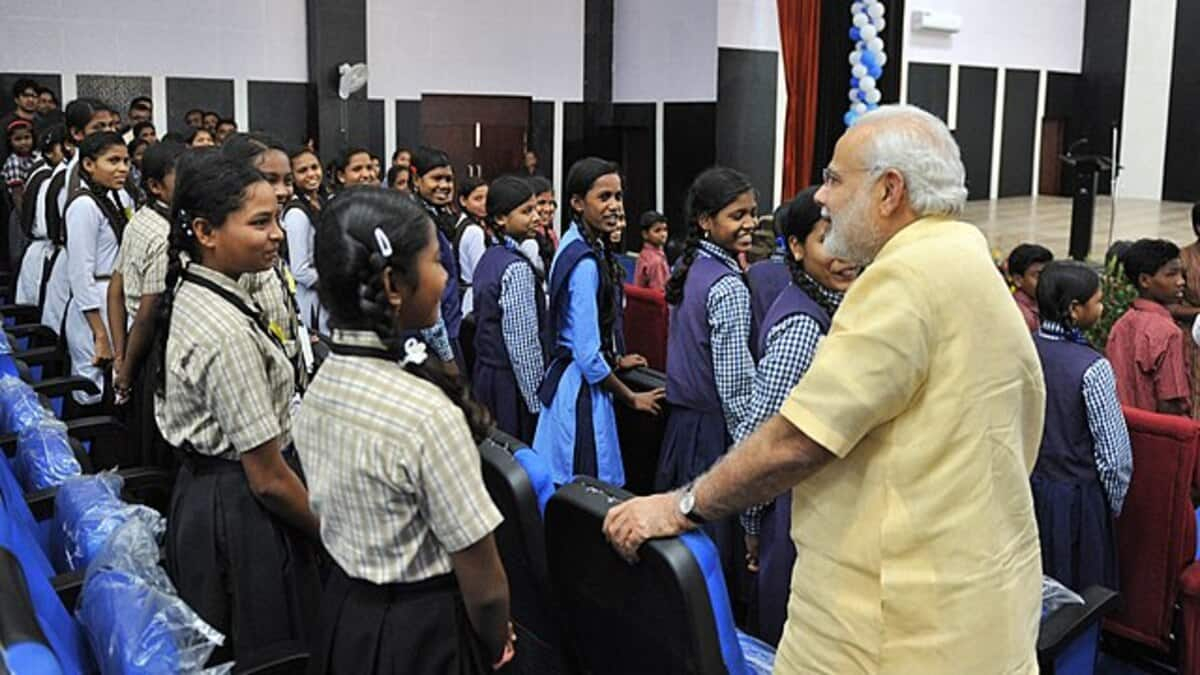 PPC is held every year where PM Modi interacts with student before board exams to relieve stress. (Representational image: Wikimedia Commons)