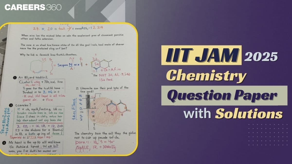 IIT JAM Chemistry Question Paper 2025 With Solutions, Download PDF