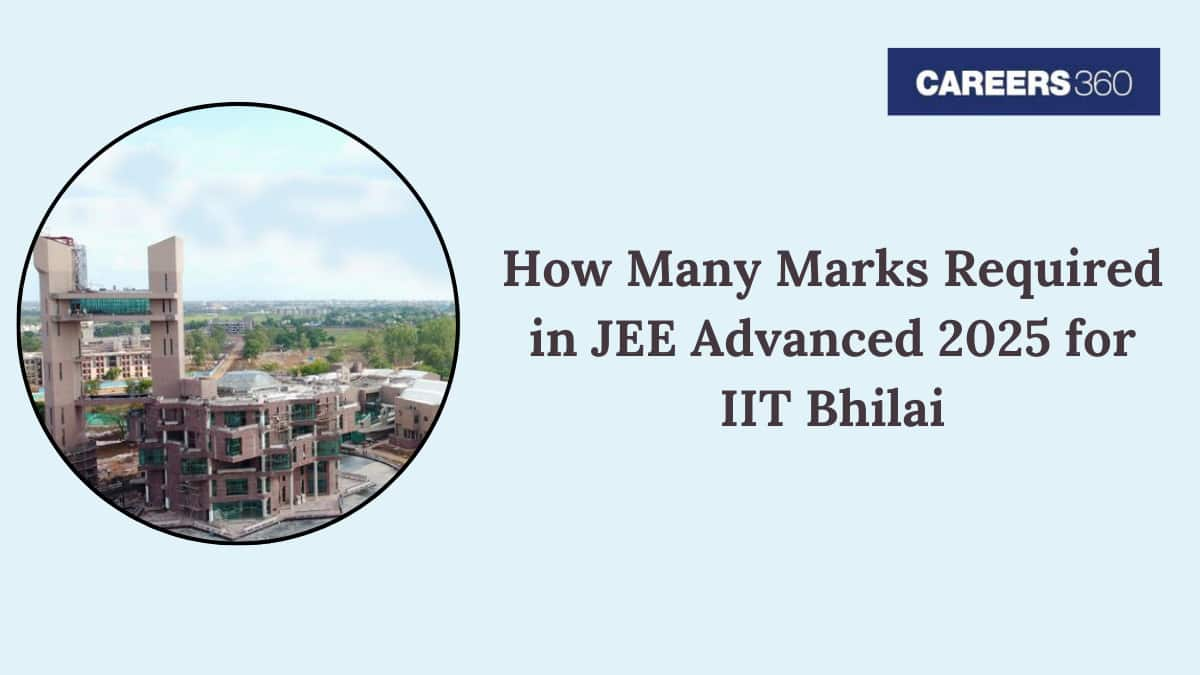 How Many Marks Required for IIT Bhilai in JEE Advanced 2025 - Minimum Rank