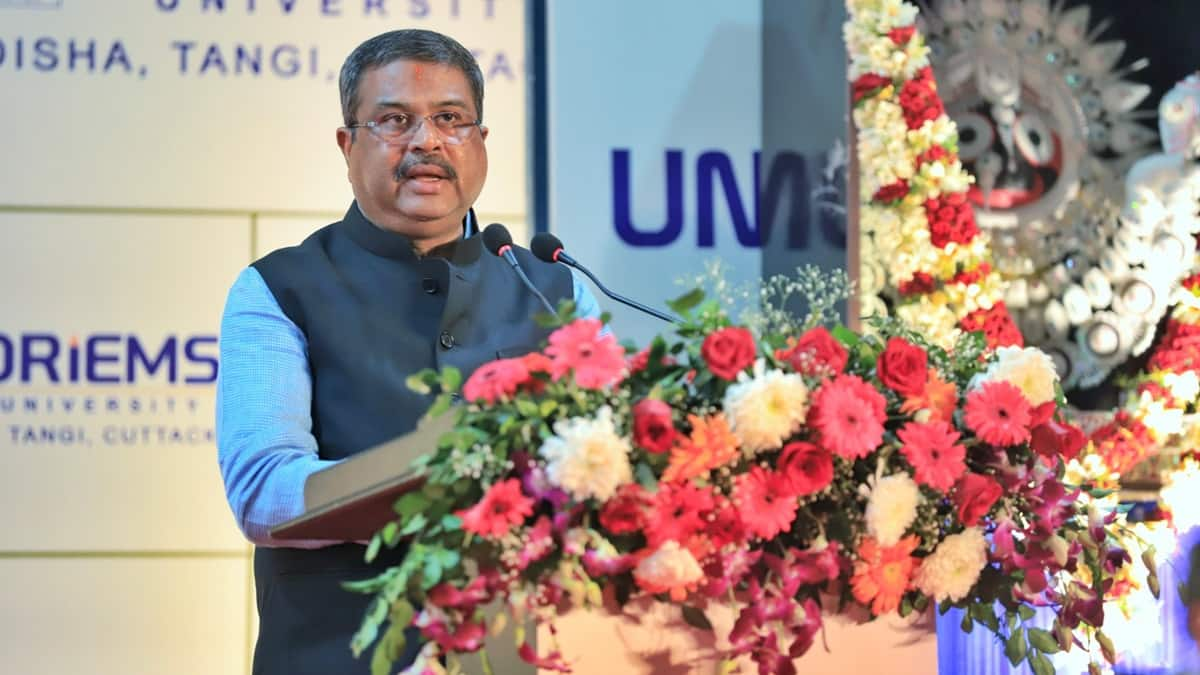 Dharmendra Pradhan hits back at Congress over UGC draft regulations on recruitment of VCs. (Image: Dharmendra Pradhan/official X account)