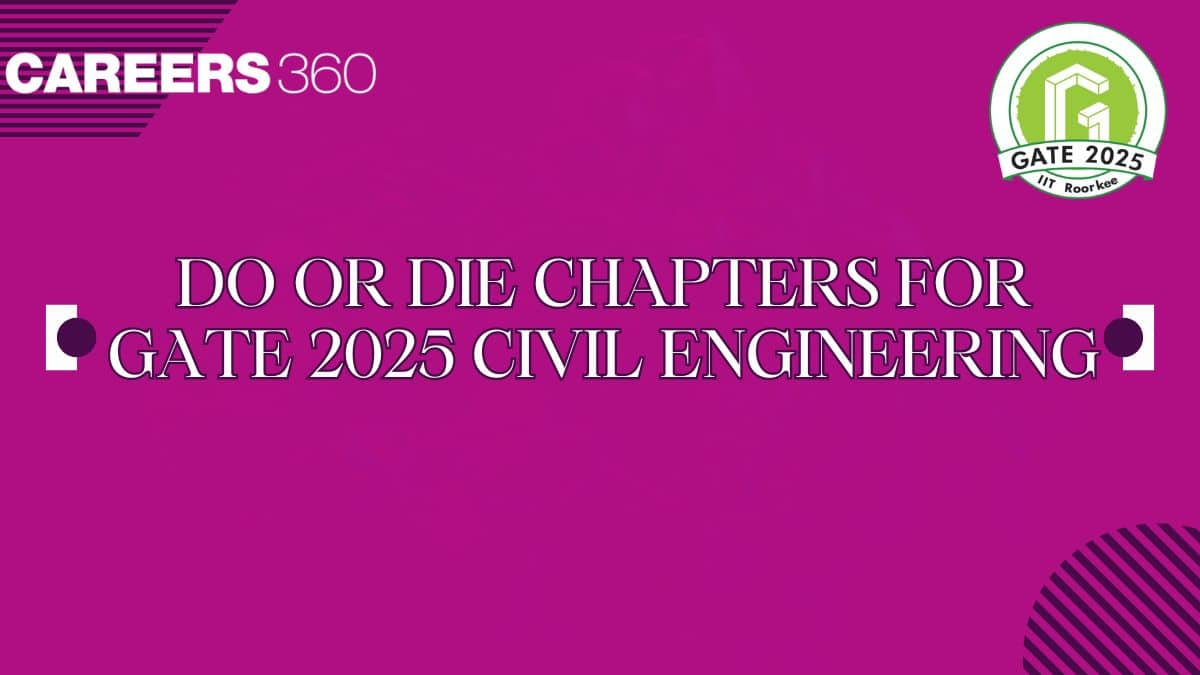 Do or Die Chapters for GATE 2025 Civil Engineering - CE Important Topics