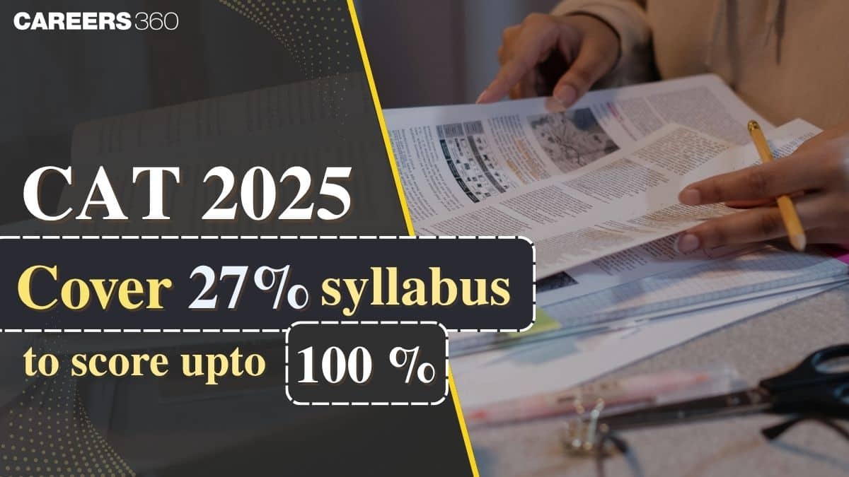 CAT 2025 Cover 27% Syllabus to Score Upto 100% | Chapter-wise MCQs | Study Material