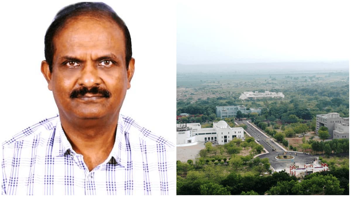 Bellamkonda Raja Shekhar has held several key positions at the Hyderabad University, including pro-vice-chancellor, registrar. (Image: UoH official)