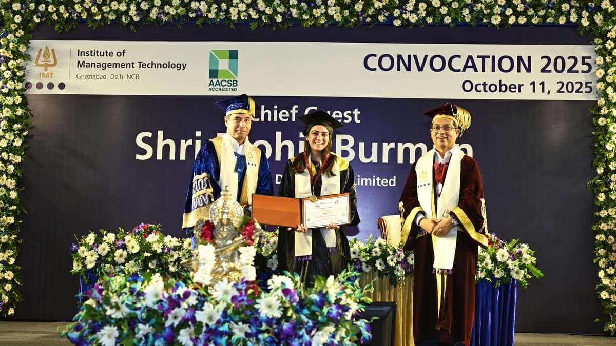 IMT Ghaziabad is the only top B-school in India offering 25% scholarship to every female student, says Atish Chattopadhyay, director, IMT Ghaziabad. (Image source: Official)