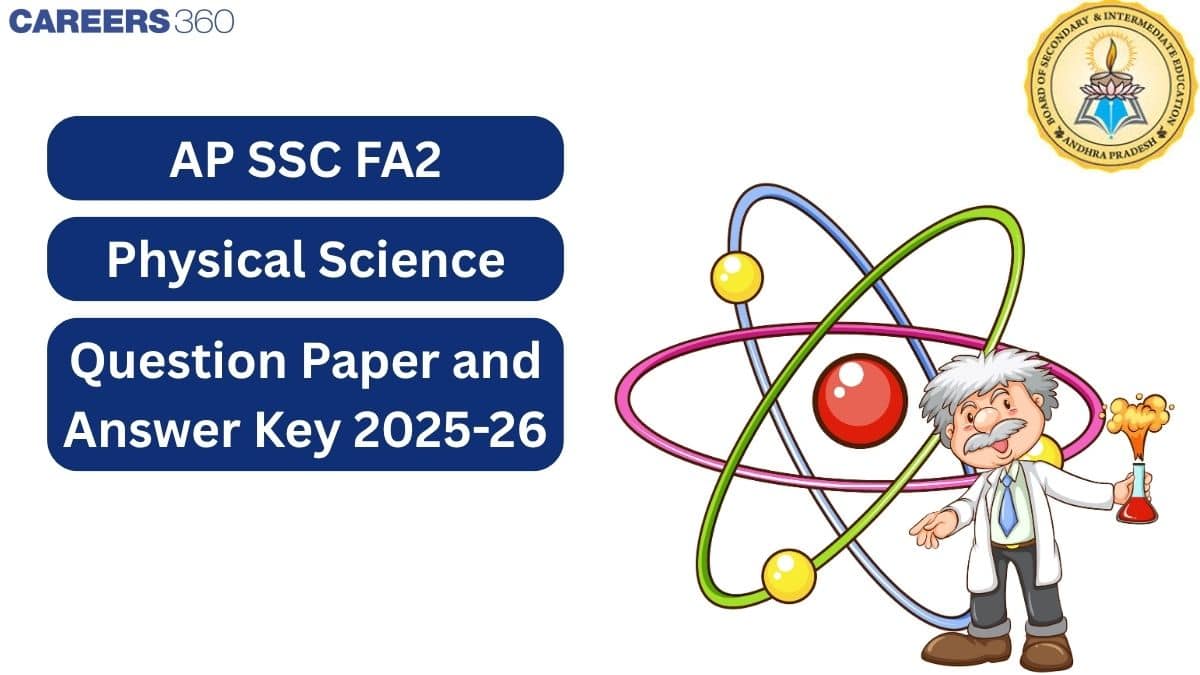 AP 10th Physical Science FA2 Question Paper 2025-26 - Answer Key PDF with Analysis