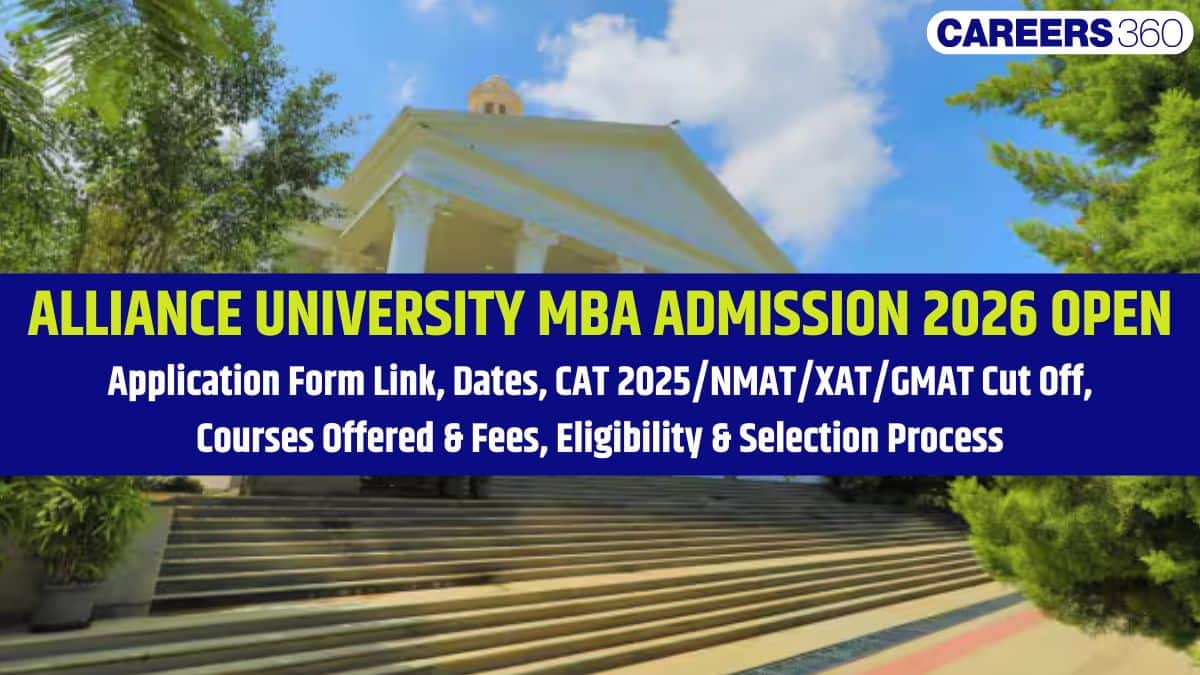 Alliance University MBA Admission 2026 OPEN: Form Link, Eligibility, Fees, Cutoff, Selection & Scholarships