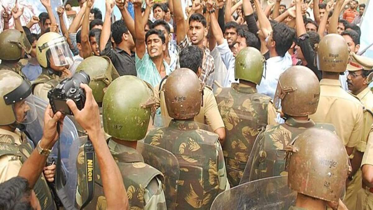 Students raised slogans in support of former JNU students Sharjeel Imam and Umar Khalid during the event held on October 13, the police said. (Representational image: Wikimedia Commons)