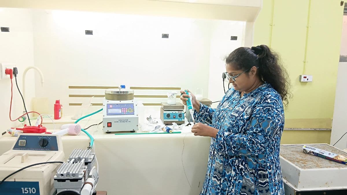 Rajasree Roy, a research scholar of optical design, Calcutta University (Image : Careers360)