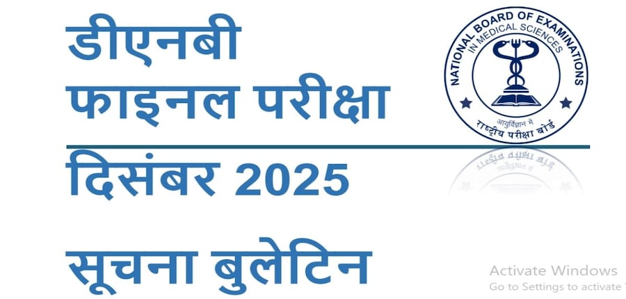यह परीक्षा एनबीईएमएस द्वारा वर्ष में दो बार, जून और दिसंबर में आयोजित की जाती है। (आधिकारिक वेबसाइट)