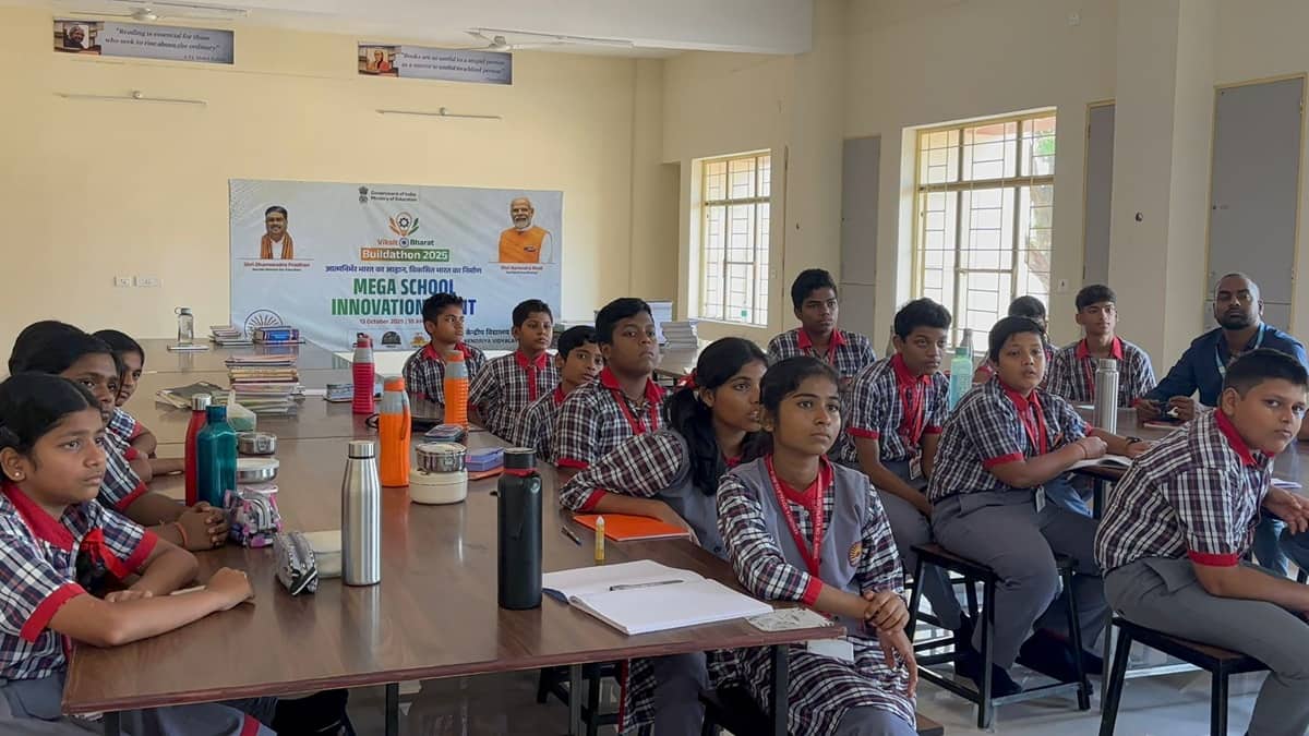 MoE to organise regional language sessions for Viksit Bharat Buildathon 2025 participants. (Image: Kendriya Vidyalaya No. 2 Angul/X)
