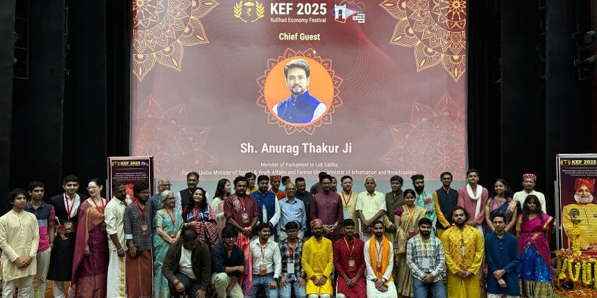 केईएफ 2025 समारोह में लोकसभा सदस्य अनुराग ठाकुर चीफगेस्ट के रूप में शामिल हुए।