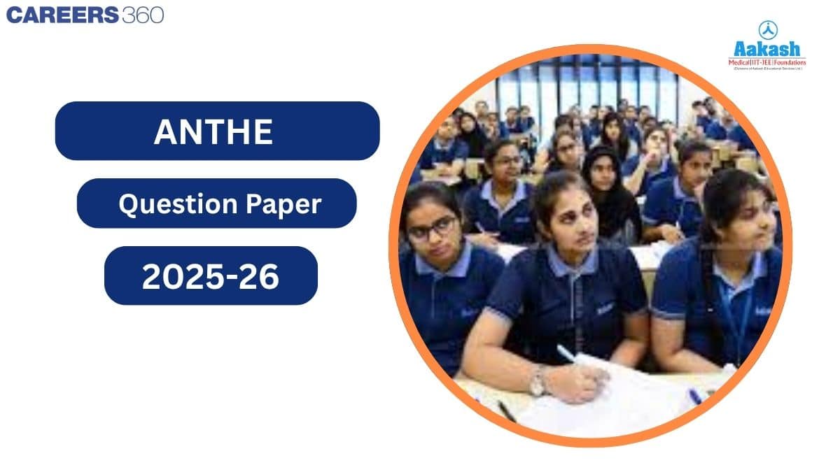 ANTHE Question Paper 2025 (Classes 5–12): Aakash National Talent Hunt Solution