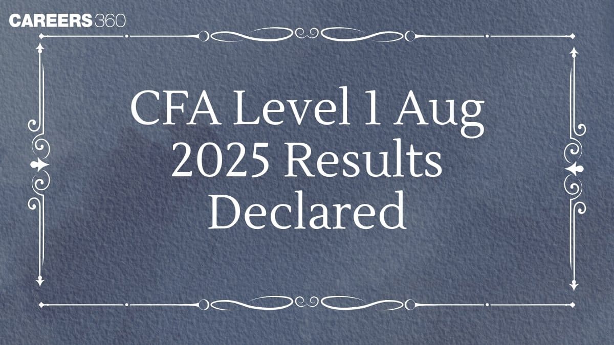 CFA Level 1 Aug 2025 results declared, 43% passed - Complete Analysis