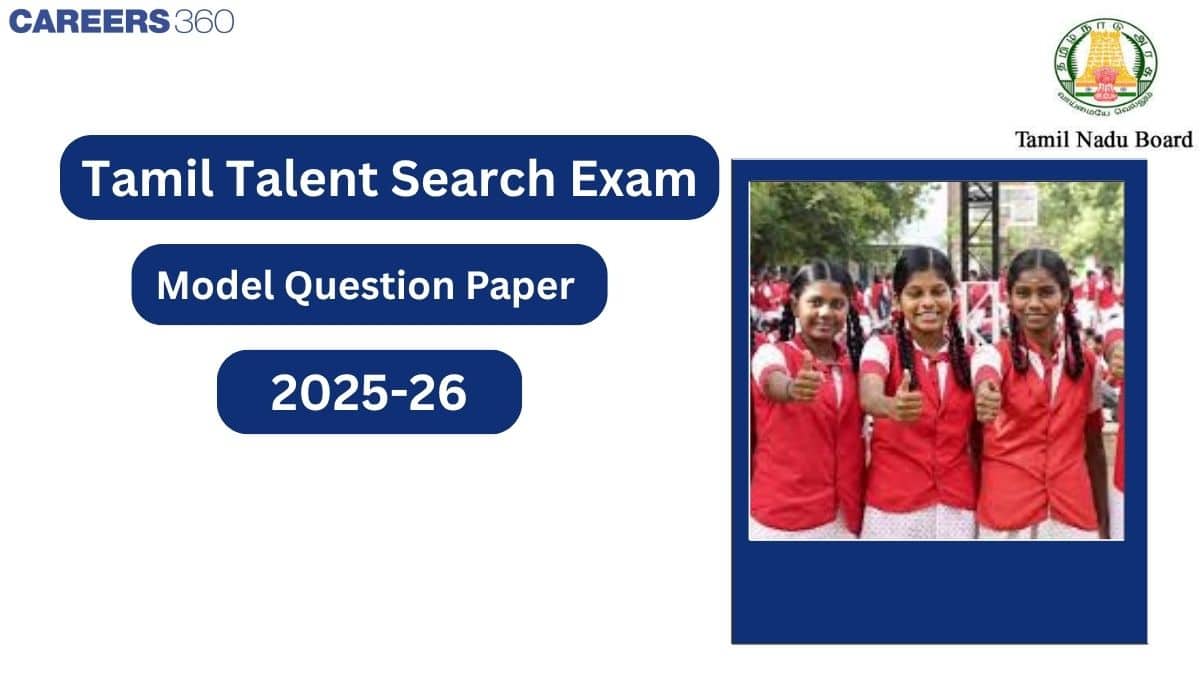 Tamil Talent Search Exam TTSE 11th Model Question Paper 2025 - Download PDF