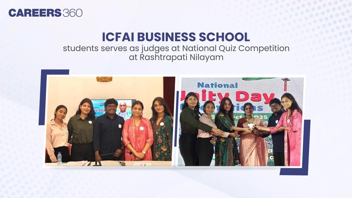 IBS Hyderabad Students Serve as Judges at the All India National Quiz Competition Held at Rashtrapati Nilayam