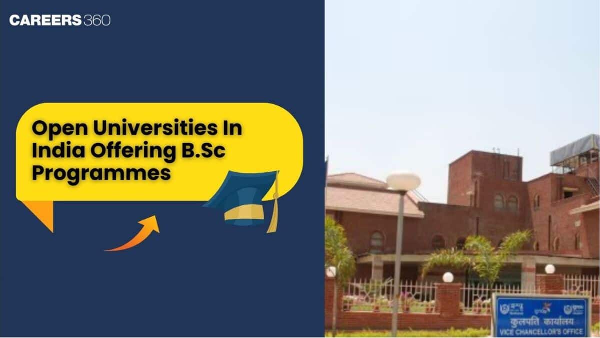 Open Universities In India Offering B.Sc Programmes