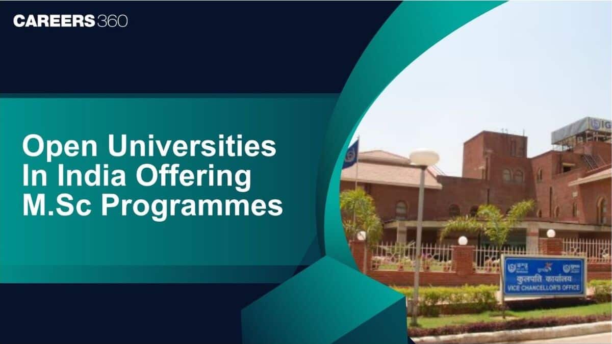 Open Universities in India Offering M.Sc Programmes