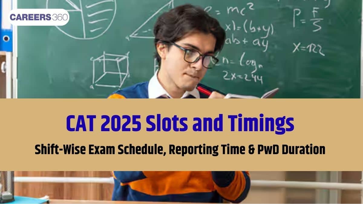 CAT 2025 Slots and Timings: Shift-Wise Exam Schedule, Reporting Time & PwD Duration