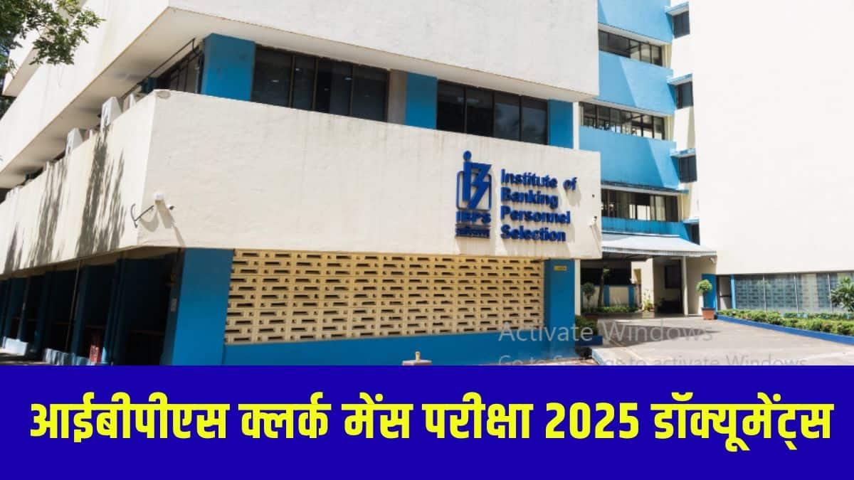 आईबीपीएस क्लर्क मुख्य परीक्षा 2025 में आईडी पर लिखा नाम आपके एडमिट कार्ड पर दिए गए नाम से मेल खाना चाहिए। (आधिकारिक वेबसाइट)