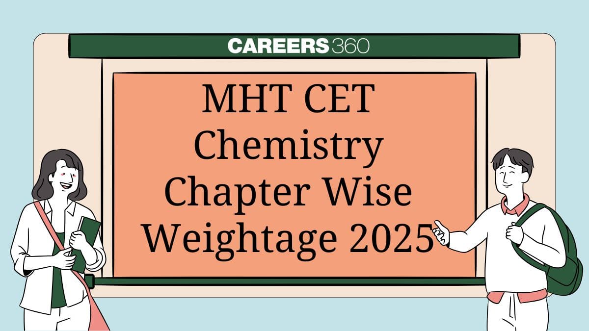 MHT CET Chemistry Chapter Wise Weightage 2025: Most Important Chapters