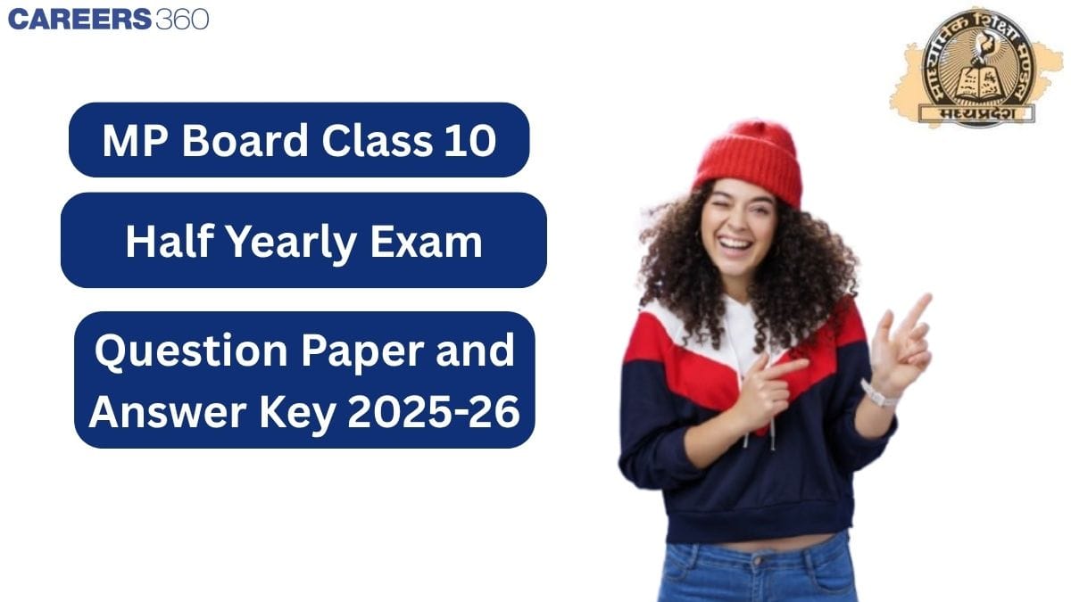MP Board Class 10 Half Yearly Exam Question Paper 2025-26, Download Answer Key PDF