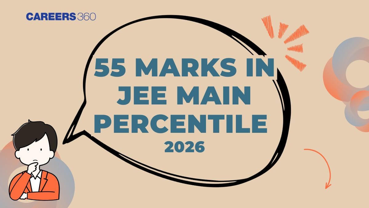 55 Marks in JEE Mains Percentile 2026 - Check Expected Rank & Analysis