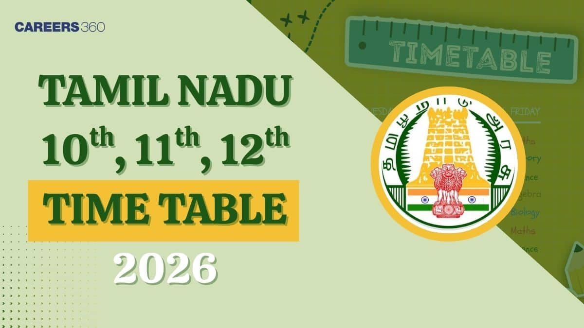 TN 10th, 11th, 12th Public Exam Time Table 2026 Out at dge.tn.gov.in; Check Exam Dates Here