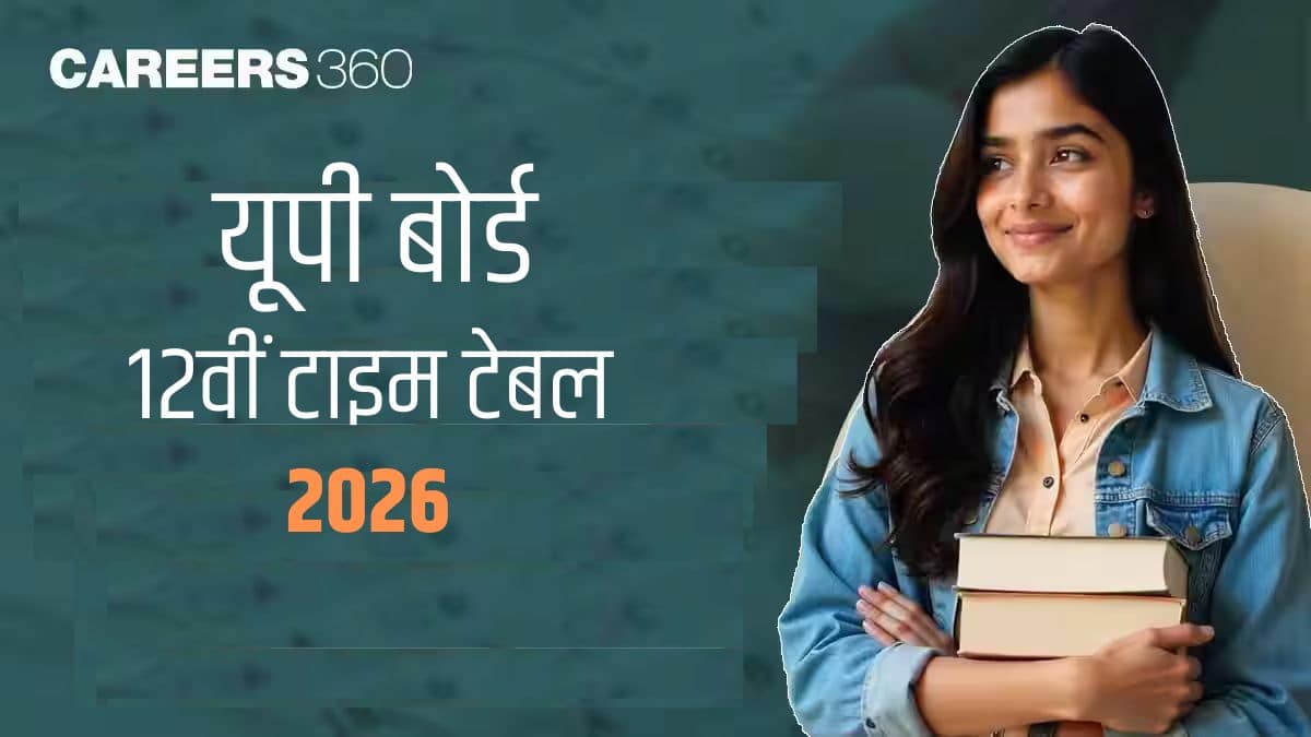 यूपी बोर्ड 12वीं टाइम टेबल 2026 संशोधित जारी (UP Board 12th Time Table 2026 Hindi) - यूपीएमएसपी परीक्षा तिथि
