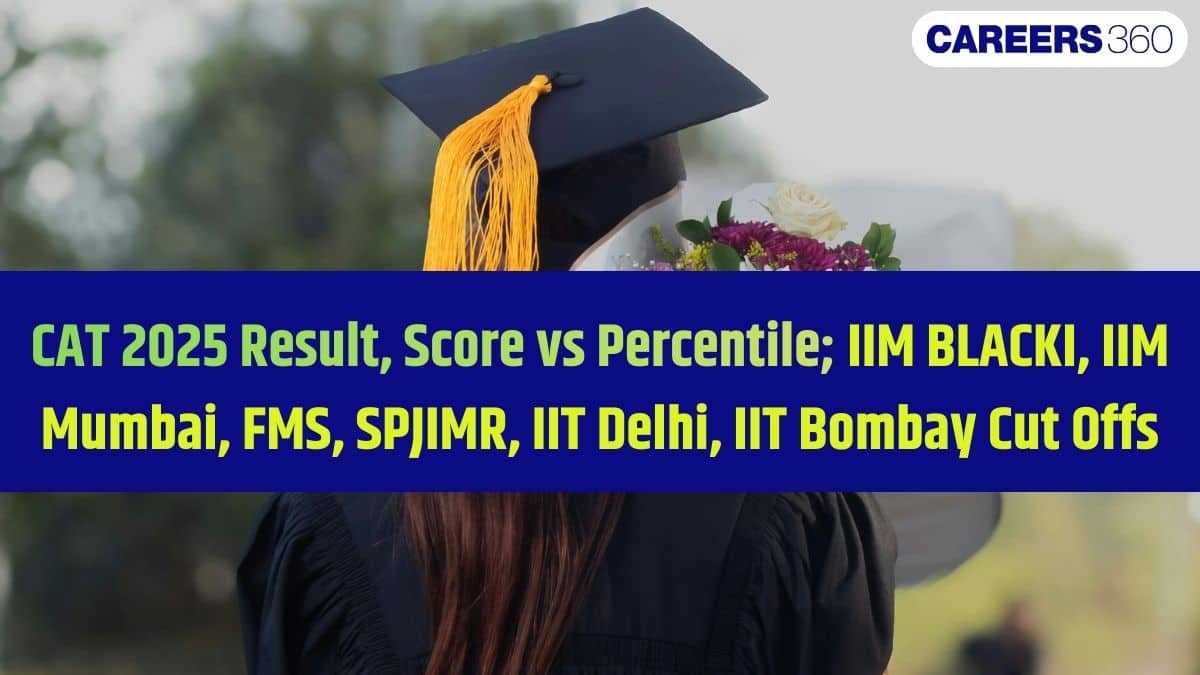 CAT 2025 Result Date, Score vs Percentile & Cutoffs for IIM BLACKI/Mumbai, FMS, SPJIMR, IITs