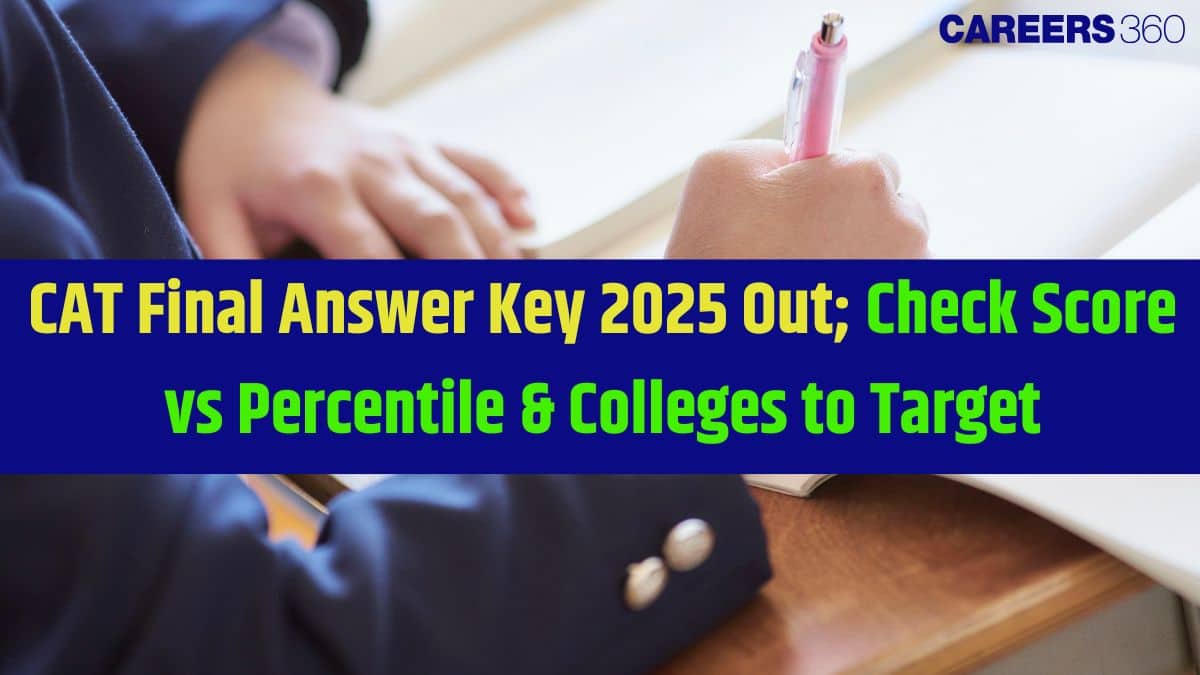 CAT Final Answer Key 2025 Out, Result SOON; Score vs Percentile & Colleges to Target