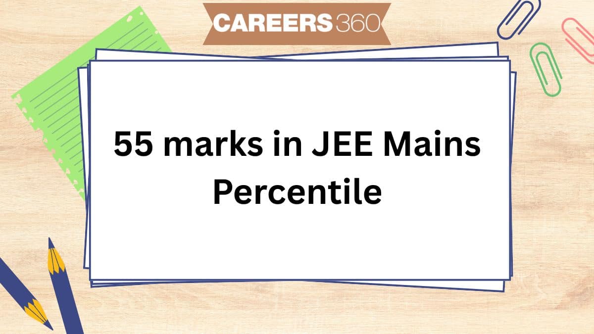 55 Marks in JEE Mains Percentile 2026: Expected Percentile vs Rank