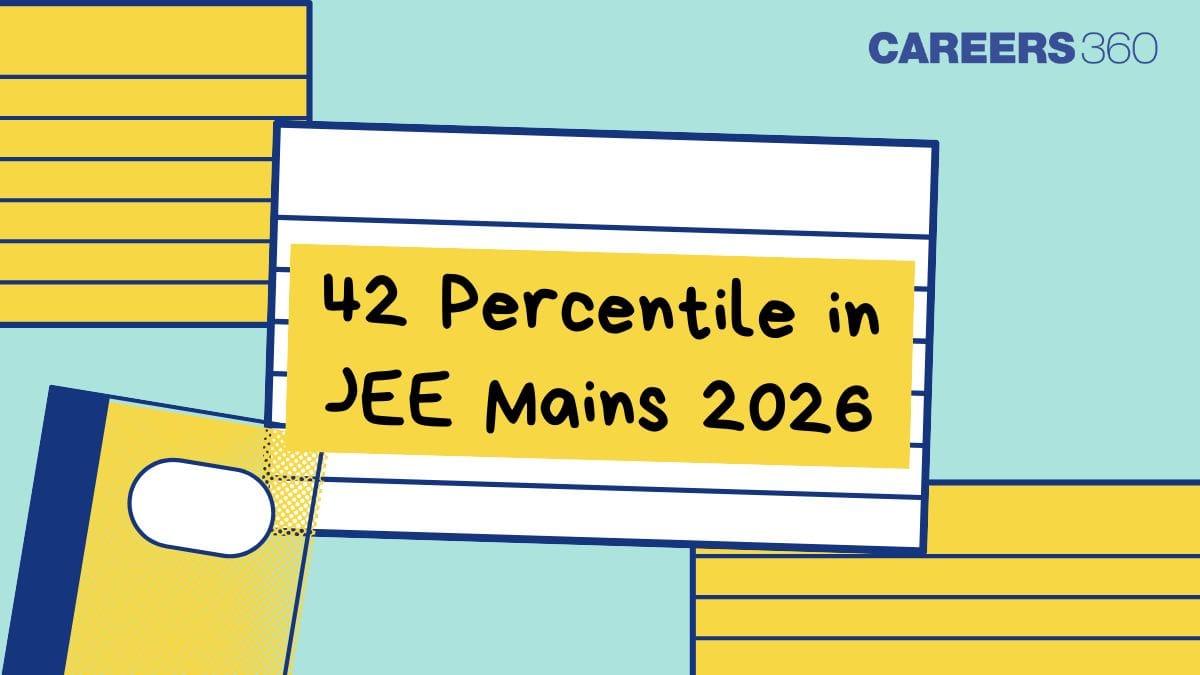 42 Percentile in JEE Main 2026: What Rank It Means, Colleges You Can Get