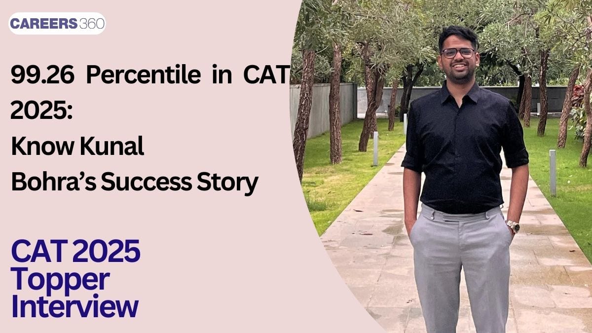 CAT 2025 Topper Kunal Bohra: How a B.Com Graduate from Goldman Sachs Scored 99.26 Percentile