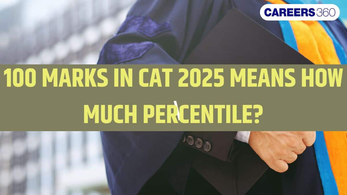 CAT 2025 100 Marks vs Percentile; 100 Marks in CAT Percentile, Expected Range, IIM Chances & Marks Percentile