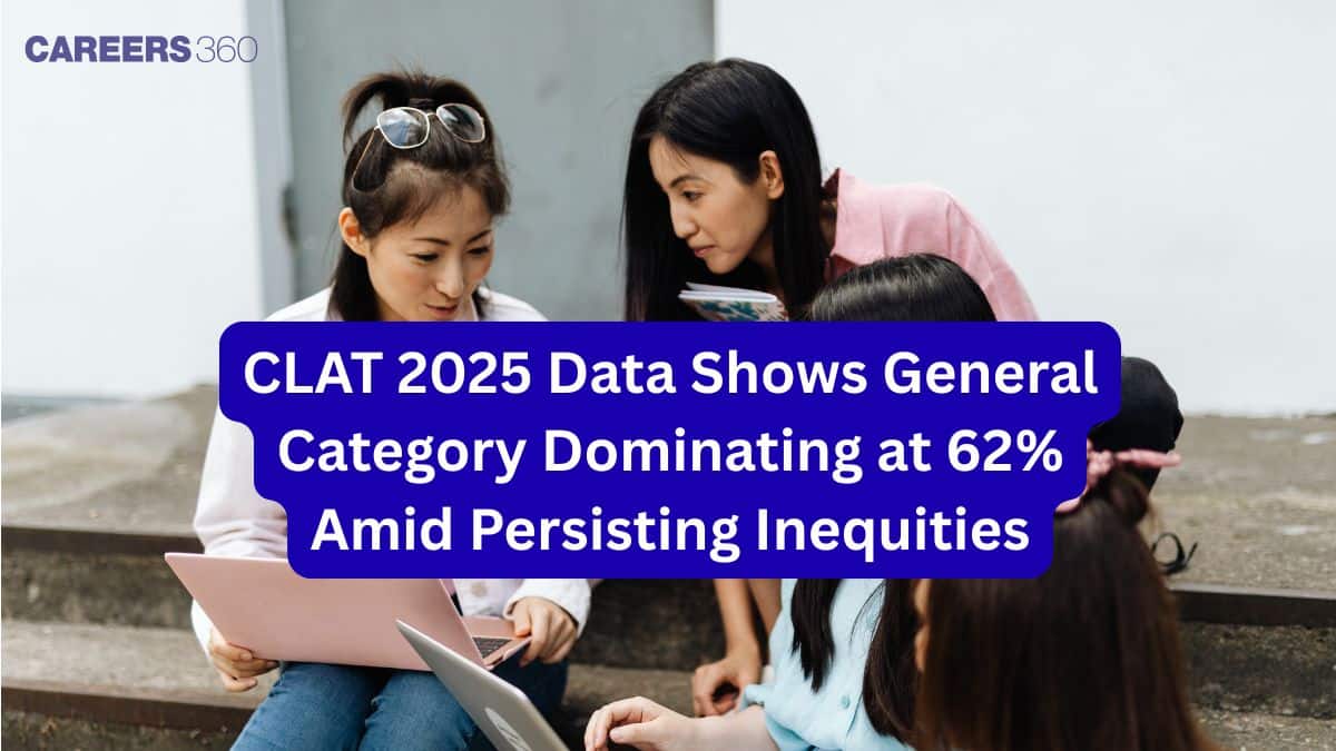 CLAT 2025 Data Shows General Category Dominating at 62% Amid Persisting Inequities