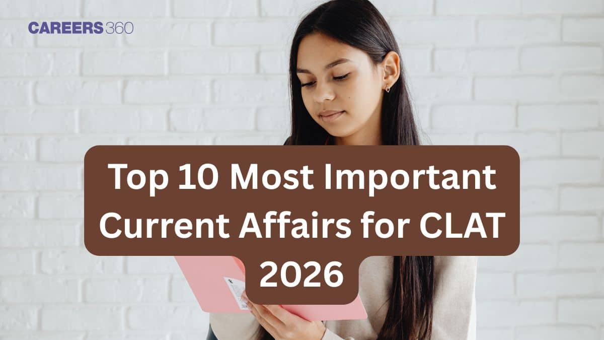Top 10 Most Important Current Affairs for CLAT 2026