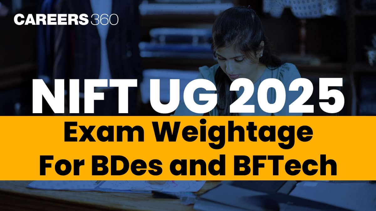 NIFT UG 2025 Exam Weightage for BDes and BFTech