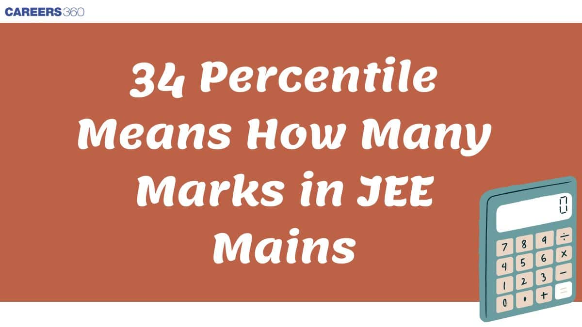 34 Percentile in JEE Mains 2025 Means How Many Marks? - Check Details