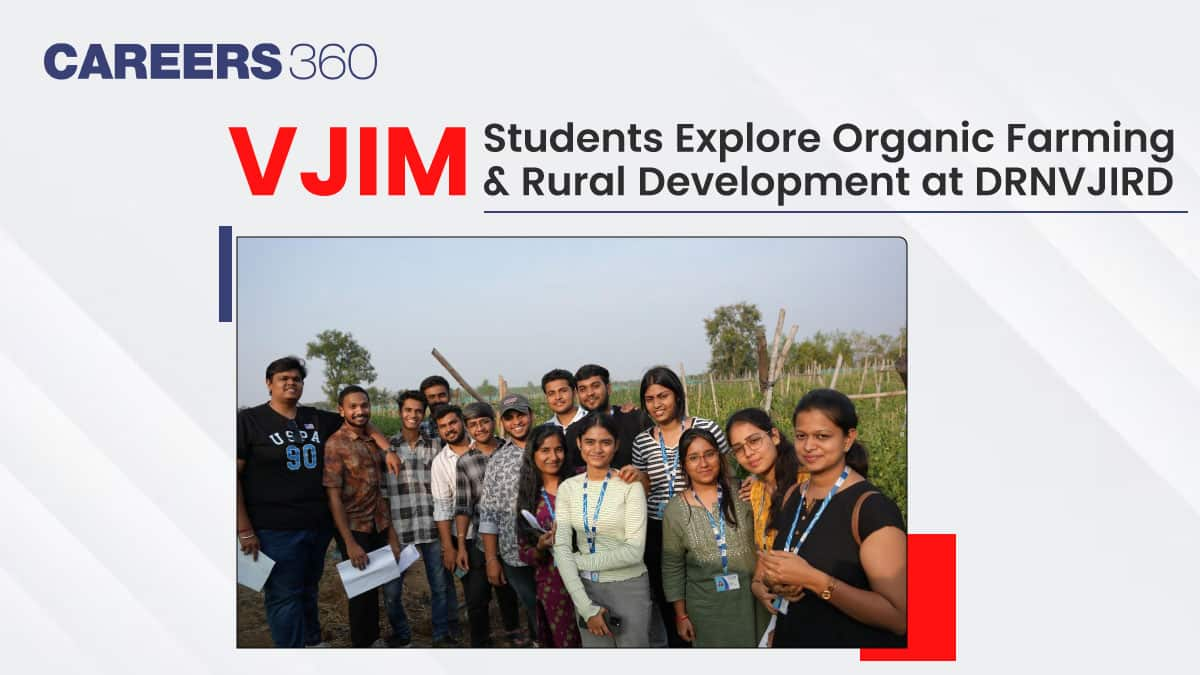 Cultivating Knowledge: VJIM Students Explore Organic Farming and Rural Development at DRNVJIRD