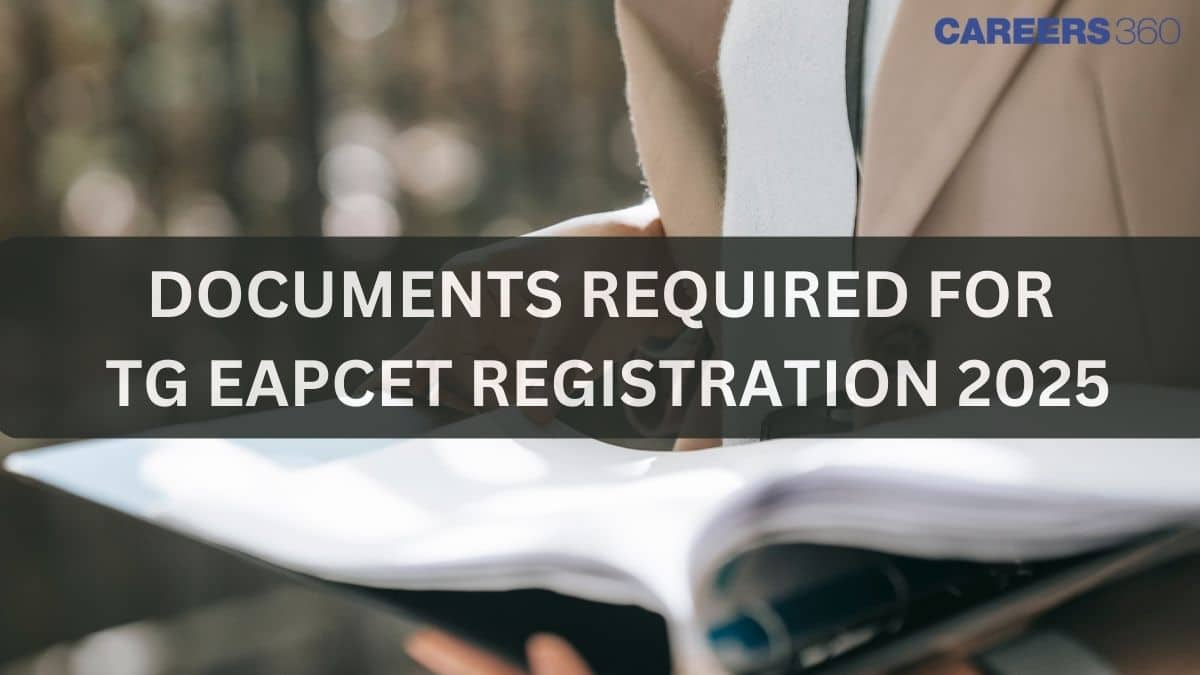 Document Required for TS EAMCET Registration 2025 for EWS, PwD, OBC, SC, GEN