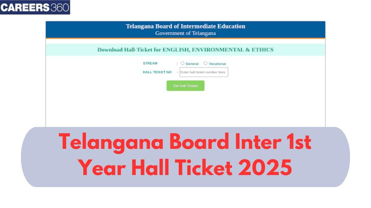 TS Inter 1st Year Hall Ticket 2025 Out, TS Intermediate Hall Ticket Search By Name