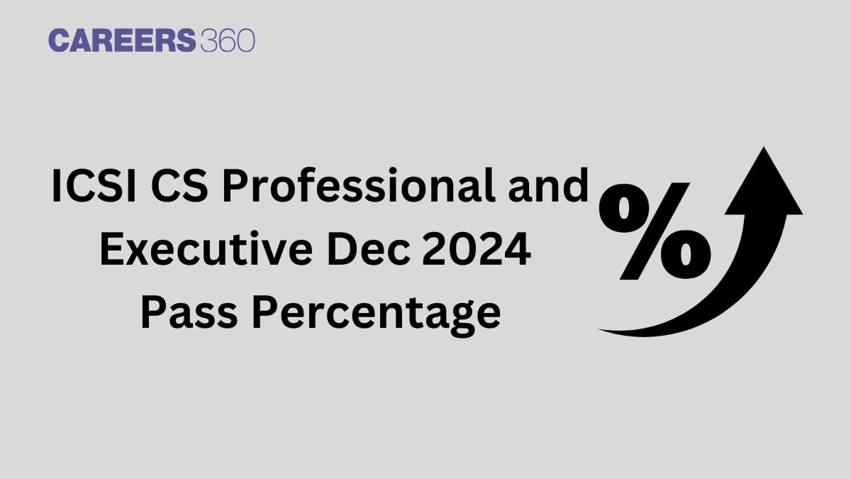 ICSI CS Professional and Executive Dec 2024 Pass Percentage: Check details here