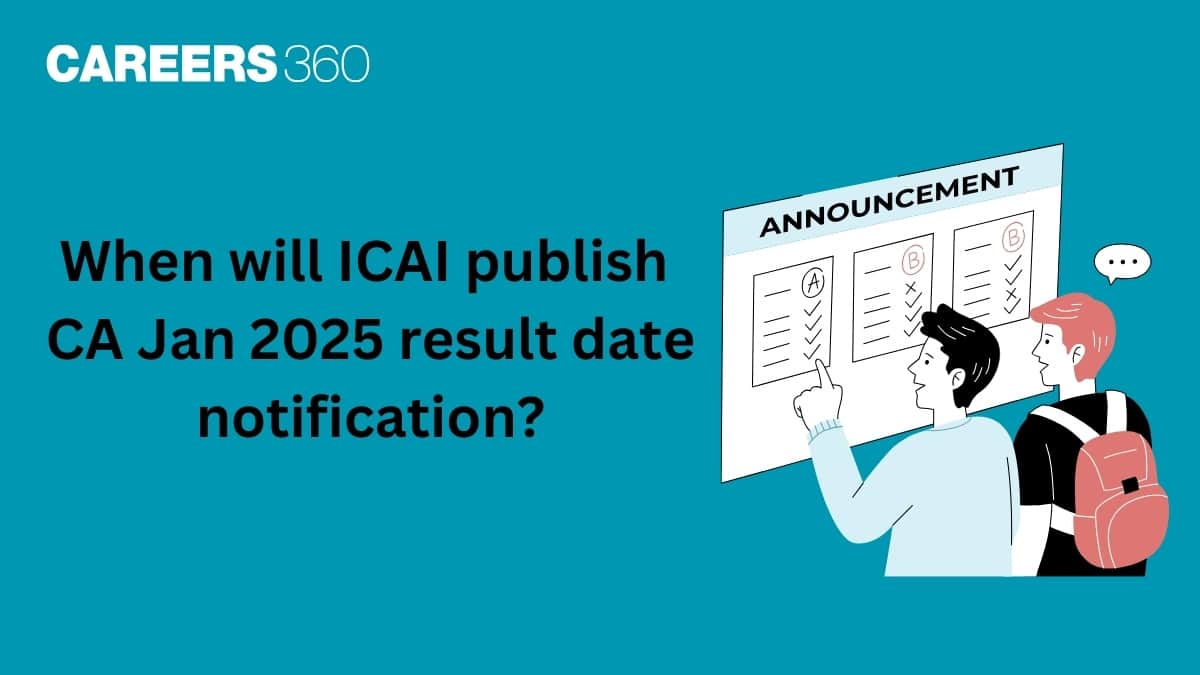 When will ICAI publish CA Jan 2025 result date notification?